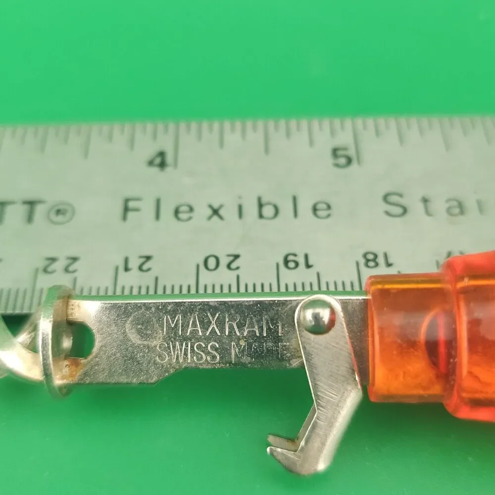 Swiss made SCHWEIZ MAXRAM twin corkscrew Travel Double Orange Missing Cover